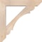 Ekena Millwork Olympic Slat Smooth Bracket w/ Offset Brace, Douglas Fir, 7 1/2"W x 40"D x 40"H BKT0806X40X40OLY06SDF - alternate 3